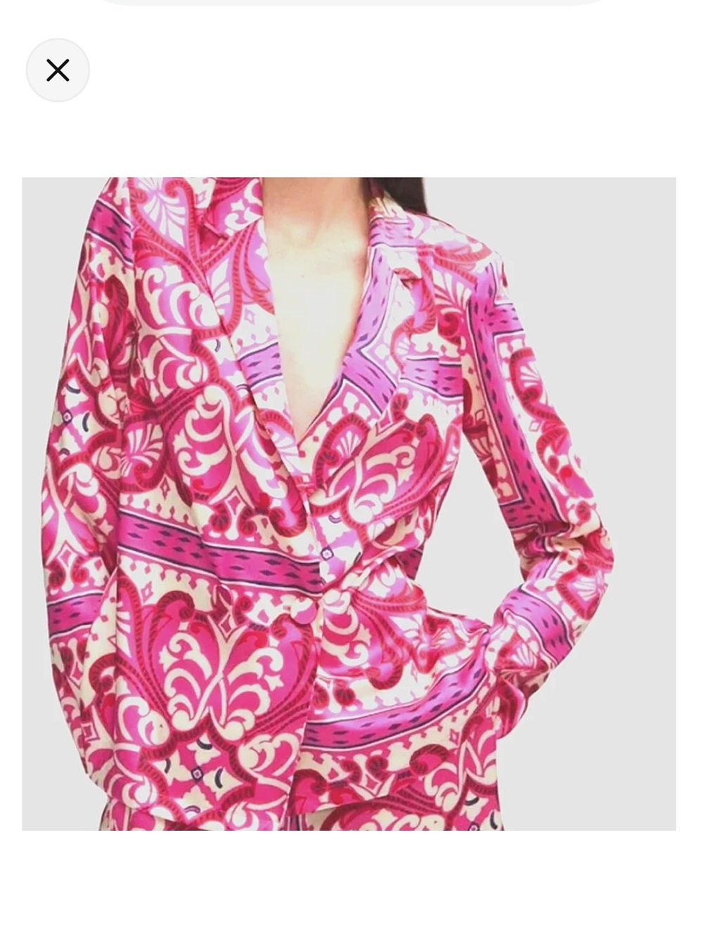 House of Harlow 1960 pink and white Lined blazer Medium